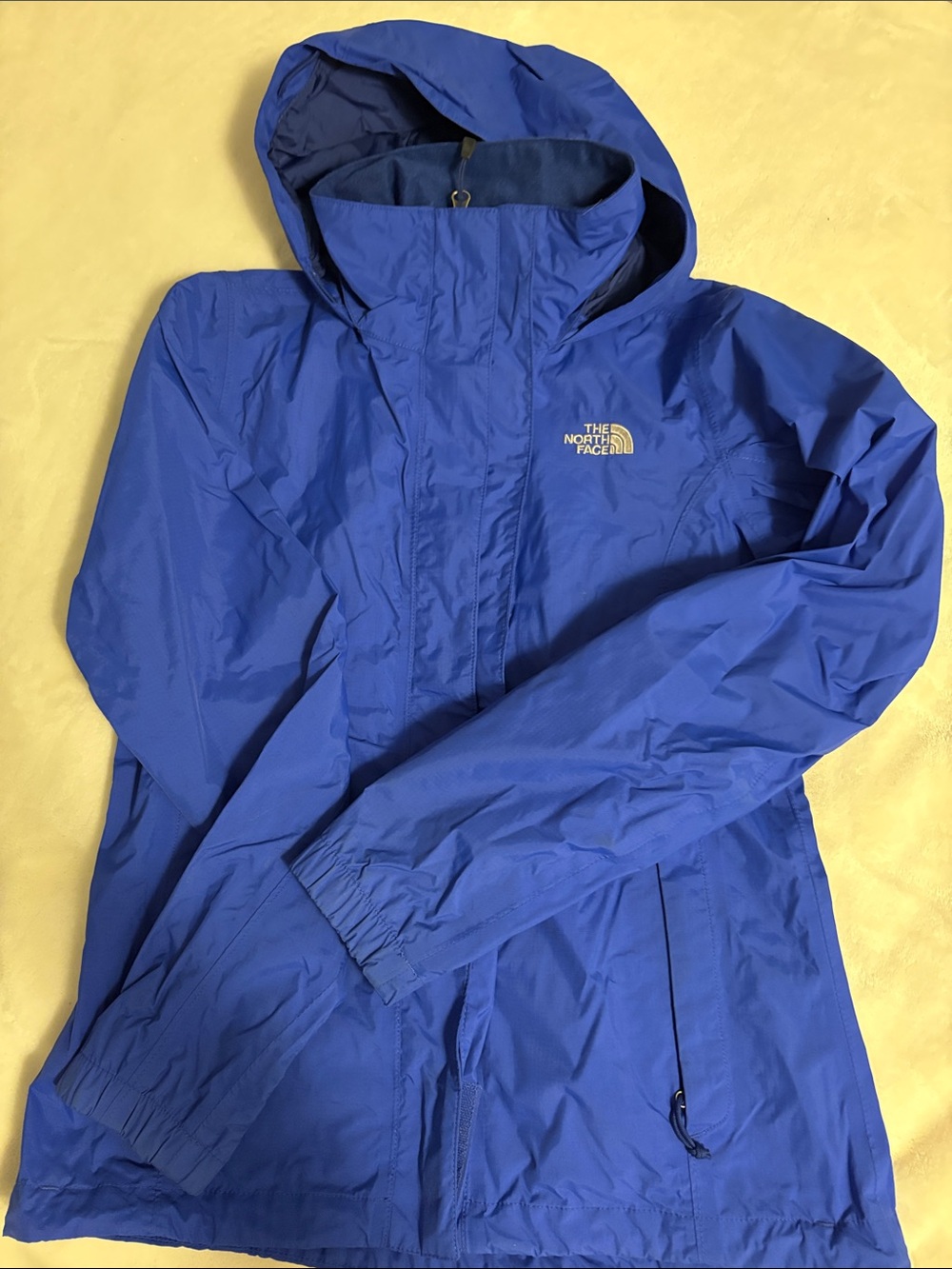 The North Face Women's Bright Blue Waterproof Hooded Jacket